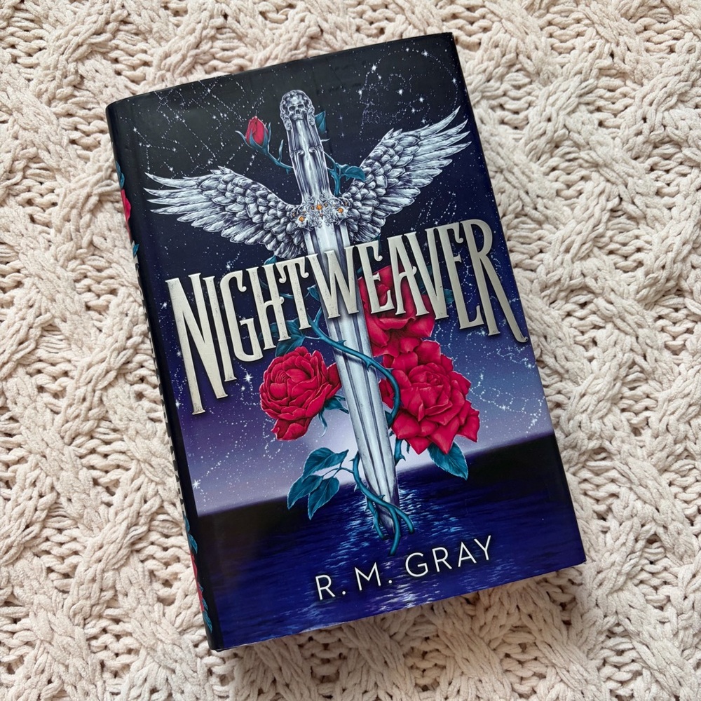 Hardcover Fantasy Book📖🏴‍☠️ Nightweaver by R.M. Gray - Sprayed Edges